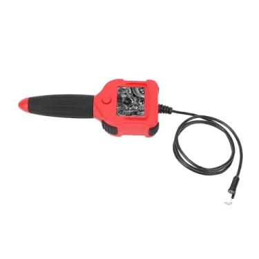 Imagem de Câmera Boroscópio Portátil Com Tela LCD de 2,4 Polegadas, IP67 à Prova d'água, 8 Luzes LED, Cabo de 3,28 Pés e Lente de 8 Mm para Inspeções Automotivas e de Encanamento