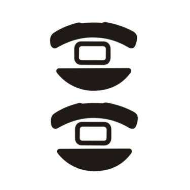 Imagem de Conjunto de adesivos requintados para mouse Esports para Razer DeathAdder V2, PTFE de 0,6 mm de espessura