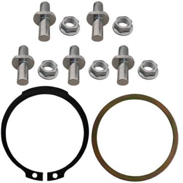 Imagem de Kit Prisioneiro Coroa Com Porca, Arruela, Trava Xr 200/ Nx 150/ Nx 200