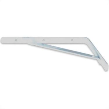 Imagem de Cantoneira Mao Francesa R.C.A Forte Branco 25Cm - Kit C/12 Unidades - 