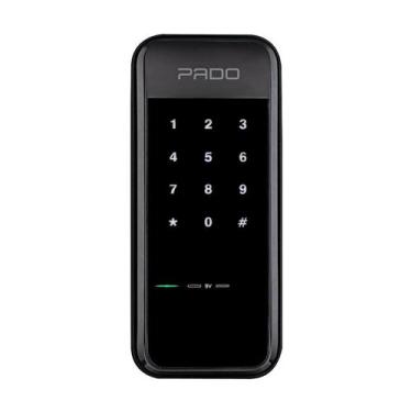 Imagem de Fechadura Digital de Sobrepor com Senha FDS-10EP Preta Pado, Preto