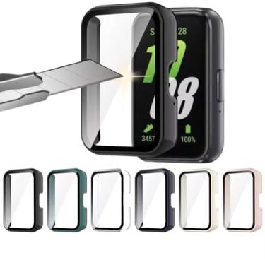 Imagem de Case Capa Capinha Com Película Para Samsung Galaxy Fit 3 Relógio Smartwatch