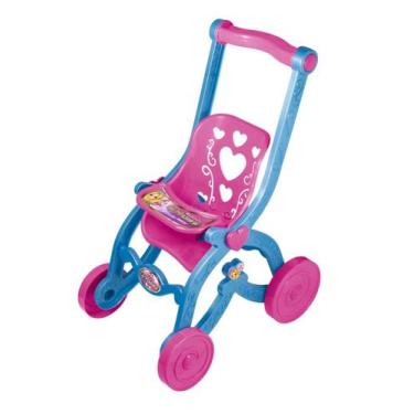 Imagem de Carrinho de passeio para boneca Princess brinquedo infantil - Brinquem
