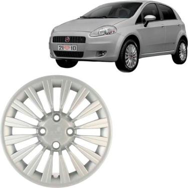 Imagem de Calota Jupiter Fiat Punto 08 a 16 Aro 14 Cubo Baixo Parafuso - GRID