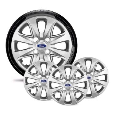 Imagem de Jogo Calota Aro 14 Design Ka+ Ka Compatível Ford