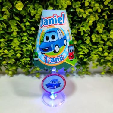 Imagem de Abajur Taça C/led P Centro de Mesa Zeek e Seus Amigos Cd001 - sem marc