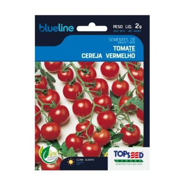 Imagem de Blueline Sementes de Tomate Cereja Vermelho, 2g, Clima Quente, Topseed Garden