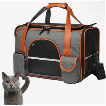 Imagem de Bolsa De Transporte Pet Avião Para Cães E Gatos Luxo rf03 - Joseph Mar