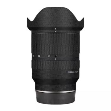 Imagem de Película adesiva para lente de câmera Tamron 17-28 mm F2.8 Di Lil RXD adequado para Sony Mount Camera Protector Vinyl Decal Skin F/2.8 17-28 2.8 (preto favo de mel)