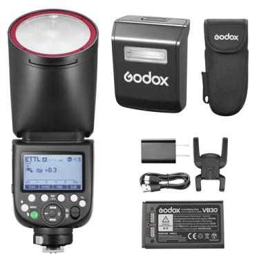 Imagem de Godox V1 Pro V1Pro-C Flash Speedlight para câmera, GODOX V1-C versão atualizada para câmeras Canon