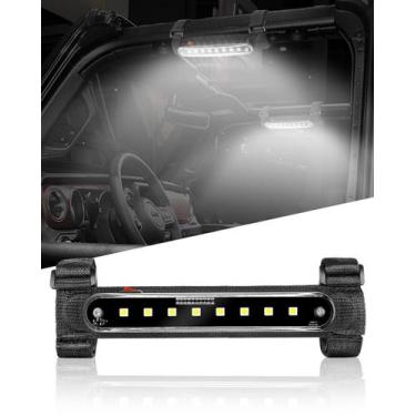 Imagem de Luz LED Dome Wireless SUNPIE para UTV - Barra de Rolo Branca