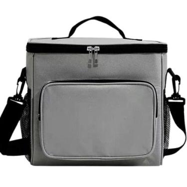 Imagem de Bolsa Lancheira Térmica Marmita Alimento Academia Fitness Viagem Passe