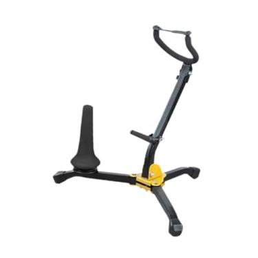 Imagem de MERIGLARE Suporte saxofone suporta instrumento de vento portátil profissional tenor sax para o show de desempenho de concertos prático