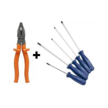 Imagem de Kit Alicate Universal E Jogo Chave Fenda Phillips Gedore