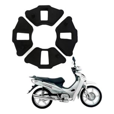 Imagem de Coxim Borracha Brandy - 4 Un. - C 100 Dream / Pop / Traxx / Shineray /