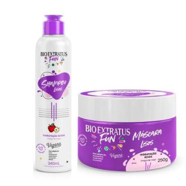 Imagem de Shampoo e Máscara Fun Lisos Hidratação Ácida Bio Extratus