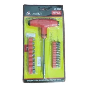 Imagem de Conjunto De Chave De Bits E Soquete Fenda Philips Torx Adaptador Tipo 