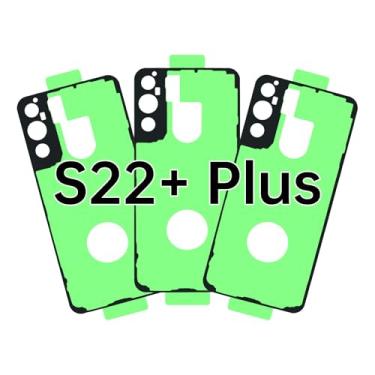Imagem de BESJMYT 3 peças de fita adesiva para capa de porta de bateria para Samsung Galaxy S22+ Plus capa traseira adesivo adesivo de substituição para samsungs22+ Plus SM-S906U SM-S906U1