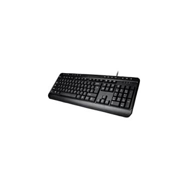 Imagem de Adesso AKB-132UB – Teclado USB multimedia desktop com 104 teclas para controles Windows One-Touch