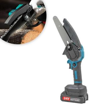 Imagem de Motosserra Eletrica Bateria Recarregavel Portatil Poda-galho 24v - Sho