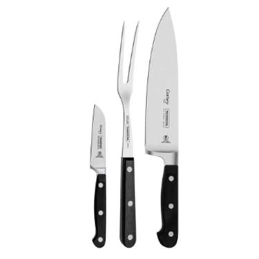 Imagem de Kit De Facas 3 Peças Pra Carne