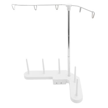 Imagem de Suporte Para Porta-Carretéis De Linha, Organizador Móvel De 5 Carretéis Com Altura Ajustável Suporte De Linha Leve E Resistente Para Máquinas De Bordado E De Costura Domésticas