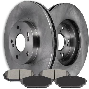 Imagem de SCITOO Front 11.81" Brake Pads and Rotors Kits Fit For Acura MDX 2001-2002,For Honda Odyssey 1999-2004