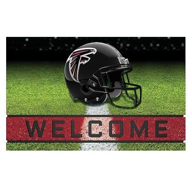 Imagem de FANMATS Tapete de porta Atlanta Falcons de borracha para migalhas da equipe 19934, 1 pacote, tamanho único