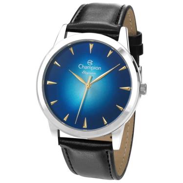 Imagem de Relógio Champion Feminino Couro Azul Cn20828f