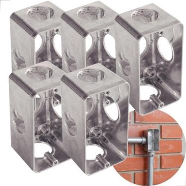 Imagem de 5 Condulete 3/4" Múltiplo Tipo X alumínio galvanizado Tramontina