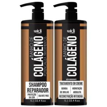 Imagem de Kit Banho De Colágeno Widi Care Tratamento Reconstrução Capilar Brilho