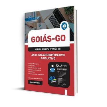 Imagem de Apostila Câmara Goiás Go 2024 Analista Administrativo - Editora Soluca