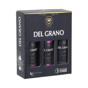 Imagem de Kit mini vinhos del grano gold 3x250ml