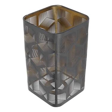 Imagem de Acouto Abajur decorativo moderno de oco para lâmpadas E27 E26 - cobertura de abajur de metal antigo para quarto