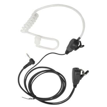 Imagem de Fone de ouvido de tubo acústico de 1 pino de 2,5 mm com microfone PTT em forma de G compatível com Motorola Talkabout T200 T260 T460 T600 T800 T6500 MR350R MS350R FR50 FR60 EM1000 MH230R Rádio