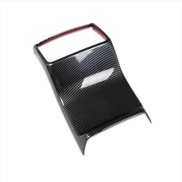 Imagem de Beautost Adequado para Subaru New Forester 2025 Interior Assento Traseiro Ar Condicionado Saída Protetor de Chute Guarnição (Fibra de Carbono Preto)