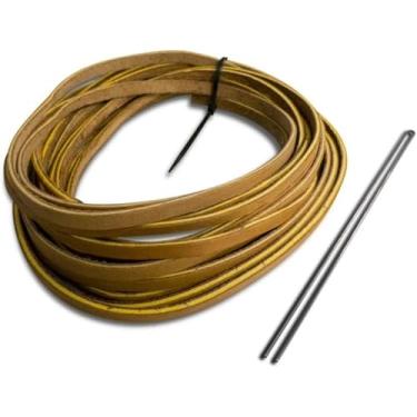 Imagem de Rawlings | Pacote de luva de renda | Beisebol/softbol | Cadarços padrão de 0,9 cm x 182 cm com ferramenta | Tan