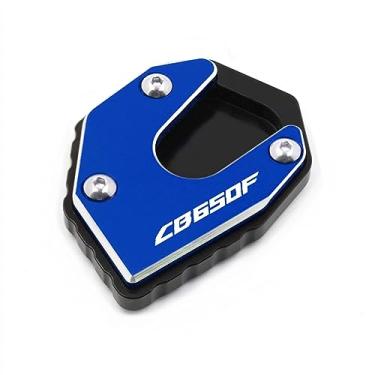 Imagem de Acessórios para motocicletas Placa de extensão para descanso lateral, placa ampliadora, suporte para descanso lateral, para CB650F CBR650F CB500F CB500X NC700D