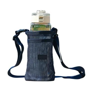 Imagem de Suporte de Garrafa de Água com Alça | Pochete para Garrafa com Alça Ajustável | Manga Ajustável Com Cordão Para Copo Em Viagens Caminhada Fitness Acampamento