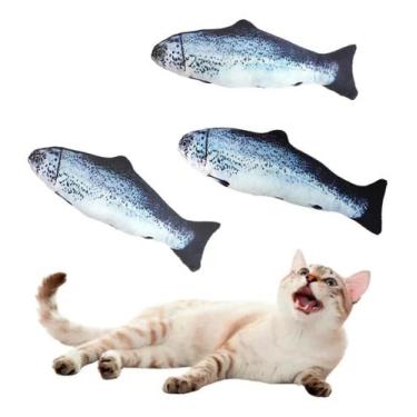 Imagem de Peixe Azul Brinquedo Para Pet AZUL, único, único