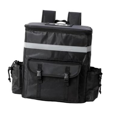 Imagem de Ioensy Mochila térmica para alimentos com isolamento térmico e bolsos, bolsa impermeável para acampamento, praia, pizza, comida para viagem, mochila