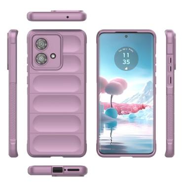 Imagem de Elubugod Capa compatível com Motorola Edge 40 Neo, TPU para celular macio compatível com Motorola Edge 40 Neo 5G XT-2307-1 XT-2307-3 capa roxa