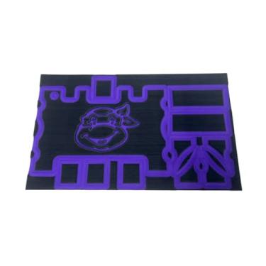 Imagem de Next Level Inc | Almofadas Turtlebox Seadek | Serve para modelos Gen 2 e Gen 3 | Design personalizado de tartaruga Ninja | Suporte adesivo | Acessórios de alto-falante Turtlebox (preto/roxo)