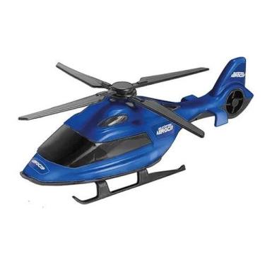 Imagem de Helicóptero Aerocop Azul Lummar