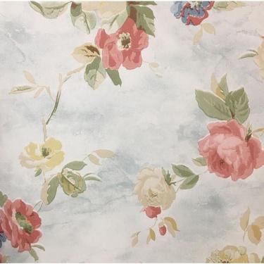 Imagem de Papel De Parede Rossella Flores Ao Céu Ro3314 - Rolo 10m X 0,53m