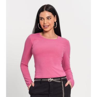 Imagem de Blusa De Cotton Básica Feminina Kohmar Rosa-Feminino