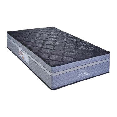 Imagem de Colchão Solteiro Molas Ensacadas Petrus Grafite (88x188x30) - Paropas