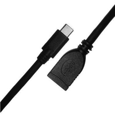 Imagem de Cabo USB 3.1 Tipo C Macho Para USB 3.0 Fêmea De 1 Metro