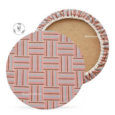 Imagem de KIT 04 Capa de Sousplat Impermeável Riscos - 35 cm - Várias Cores e Es