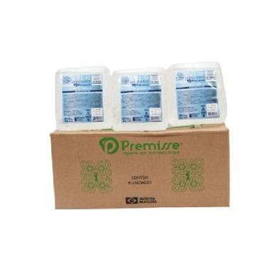 Imagem de Kit Refil Alcool Em Gel 70% Antisséptico Sem Exágue 70  INPM Caixa Com